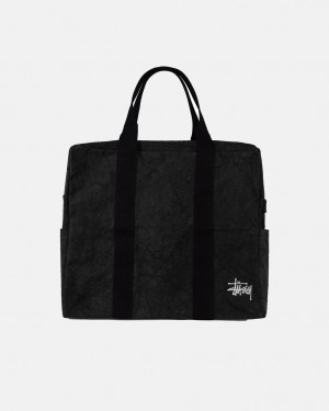 Stussy Canvas Flight Bag - Unisex Bags Sort | DKZDE56083