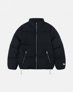 Stussy Down Puffer Nylon - Unisex Jackets Sort | GDKUC39513