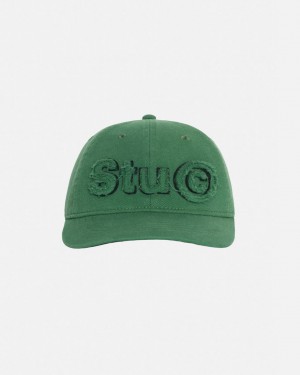 Stussy Low Pro Copyright Applique Strapback - Unisex Grøn | DKEAH84561