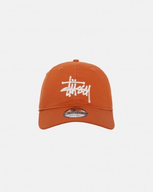 Stussy New Era 9Twenty Basic Strapback - Unisex Orange | MDKHR36365