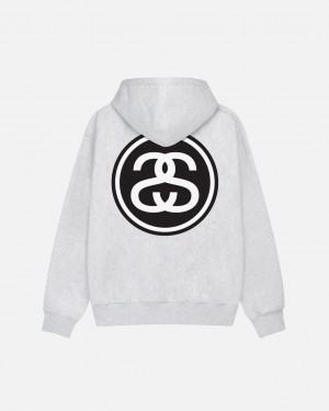 Stussy SS-Link Hoodie - Unisex Hoodies Grå | FDKHY17883