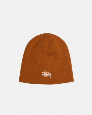 Stussy Skullcap Basic - Unisex Brune | UDKTG64782