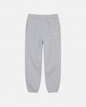 Stussy Stock Logo Sweatpant - Unisex Pants Grå | MDKFT17919