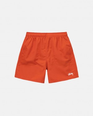 Stussy Strand Kort Stock - Unisex Shorts Trunks Sort | PDKER42972