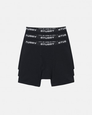 Stussy Stussy Boxer Briefs - Unisex Shorts Trunks Sort | MDKHR66478