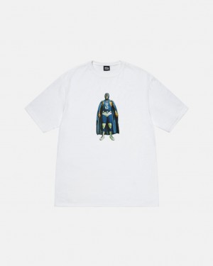 Stussy Stussy Lucha Tee - Unisex Shortsleeve Hvide | GDKEC49831