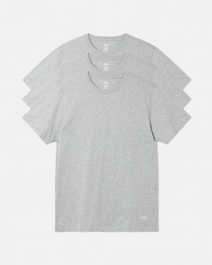 Stussy Stussy Undershirt - Unisex Sweaters Knits Grå | PDKQX29993