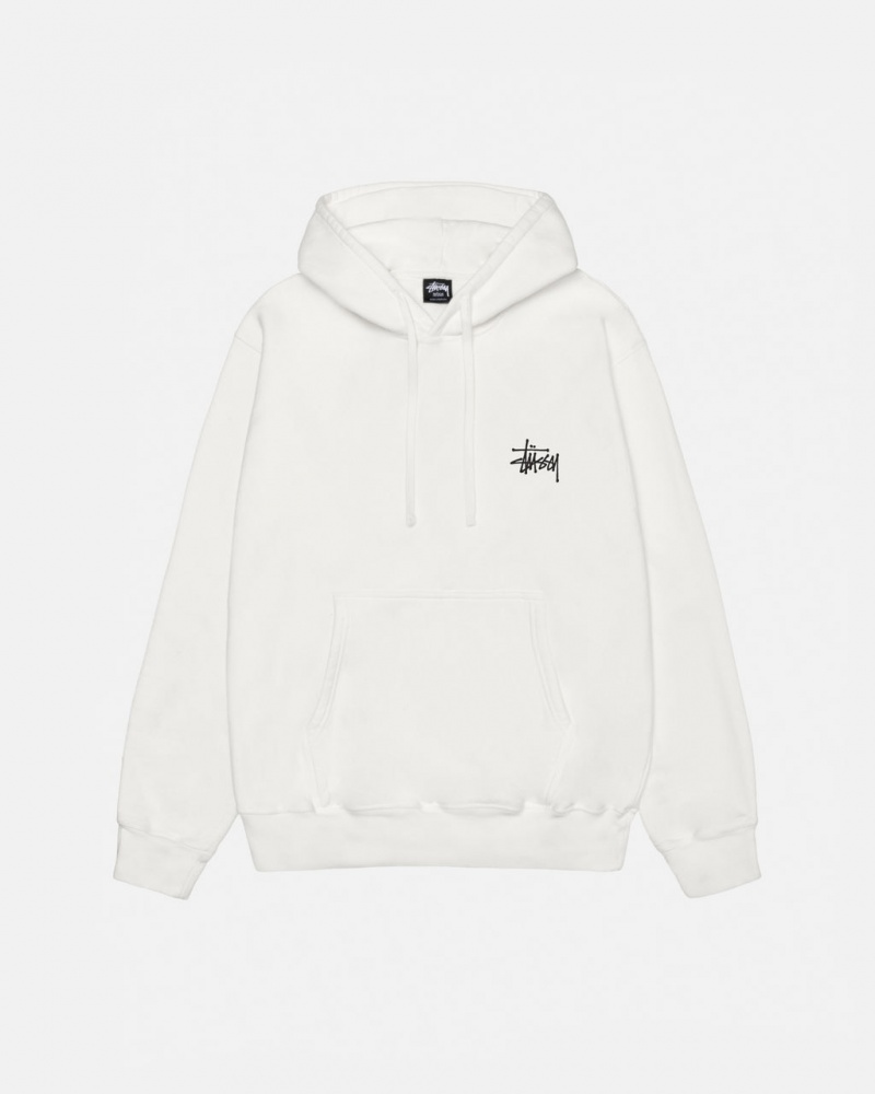 Stussy Basic Stussy Hoodie Pigment Dyed - Unisex Hoodies Beige | DKDYB30333