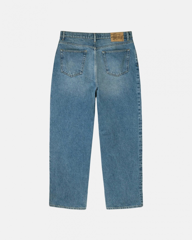 Stussy Big Ol Jean Denim - Unisex Denim Blå | DKJBT75888