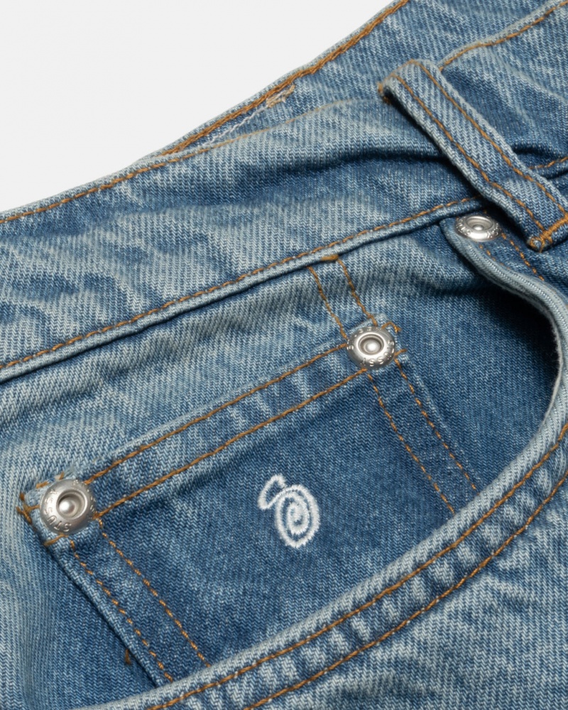 Stussy Big Ol Jean Denim - Unisex Denim Blå | DKJBT75888