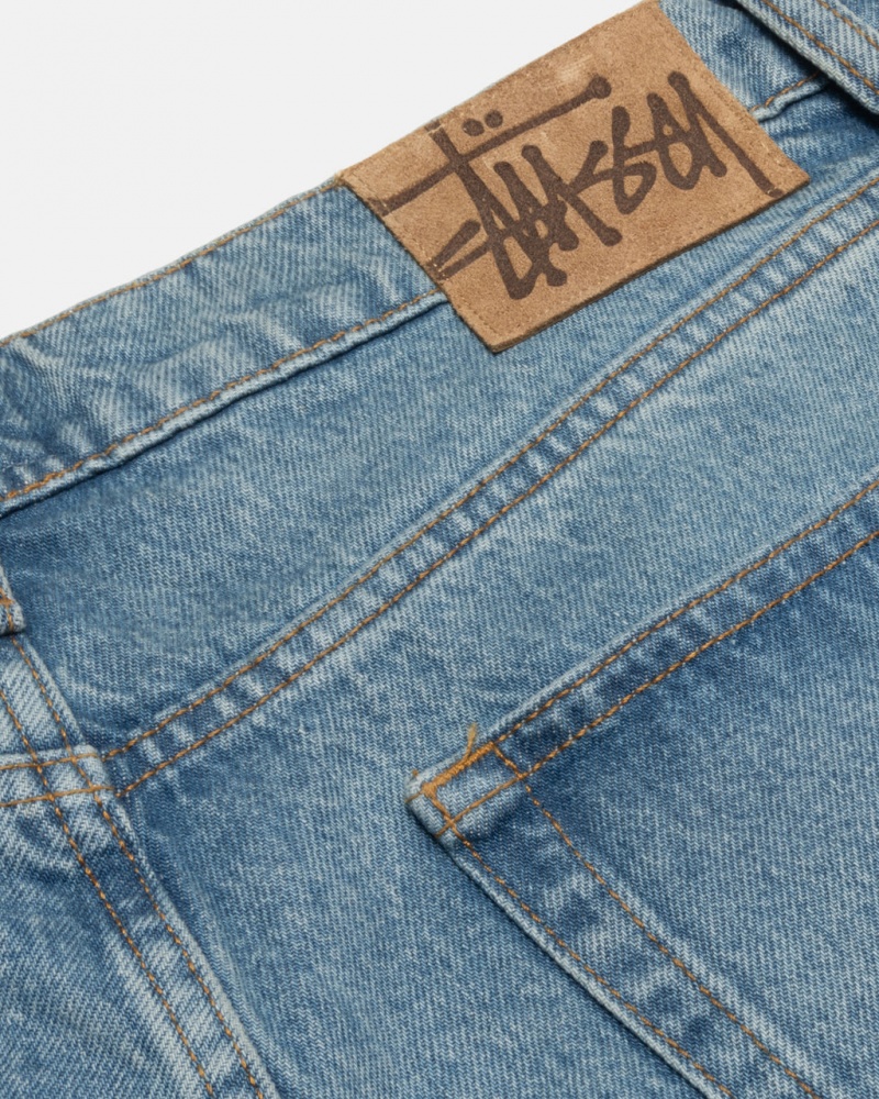 Stussy Big Ol Jean Denim - Unisex Denim Blå | DKJBT75888