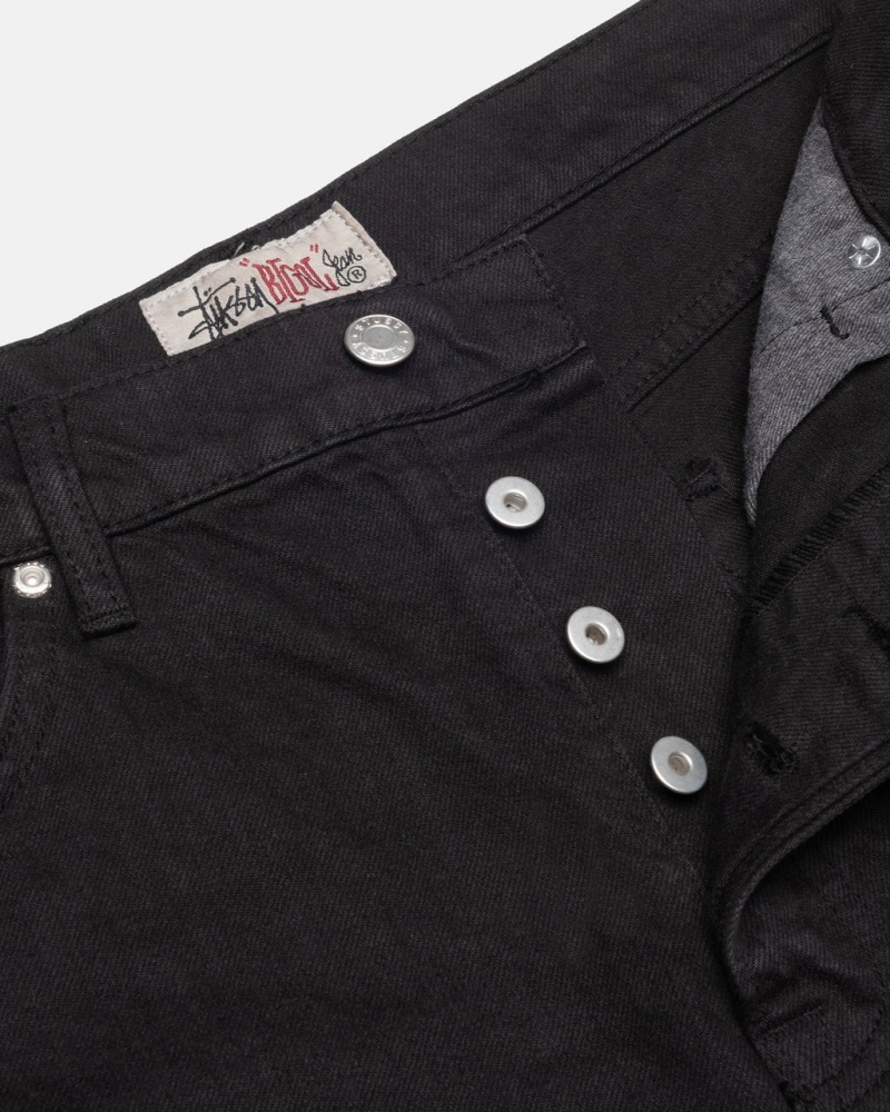 Stussy Big Ol& Jean Overdyed - Unisex Denim Sort | MDKHR89271