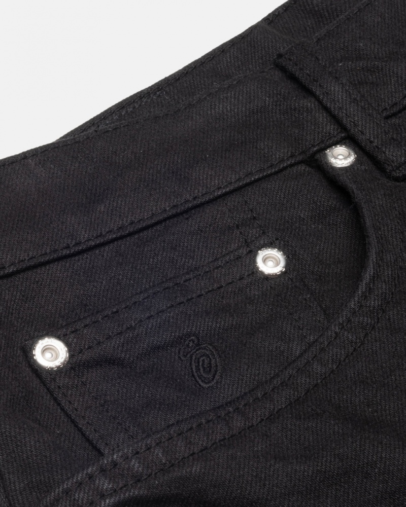 Stussy Big Ol& Jean Overdyed - Unisex Denim Sort | MDKHR89271