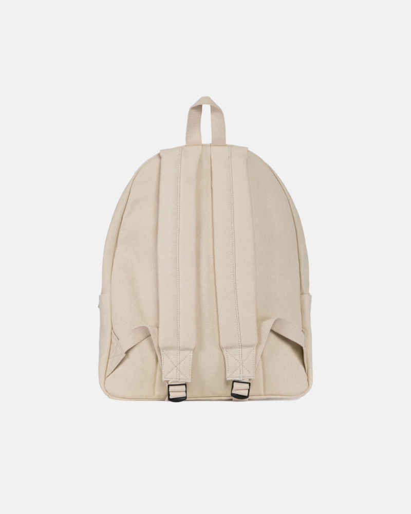 Stussy Canvas Backpack - Unisex Bags Beige | DKNZX45459