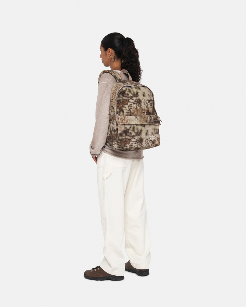 Stussy Canvas Backpack - Unisex Bags Brune | DKCIF63679