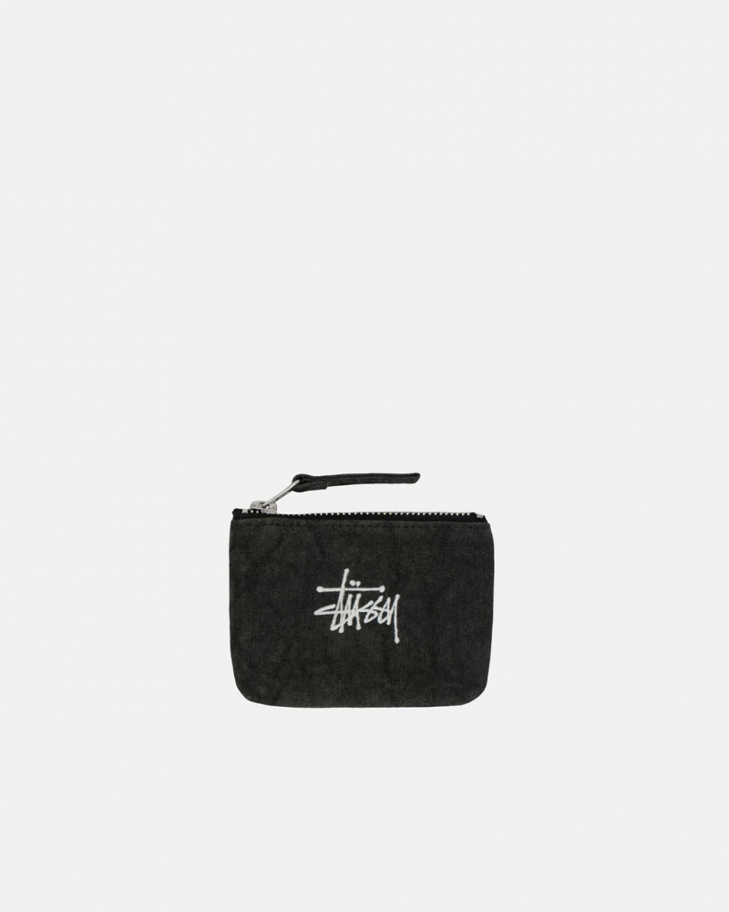 Stussy Canvas Coin Pouch - Unisex Bags Sort | SDKVO45334