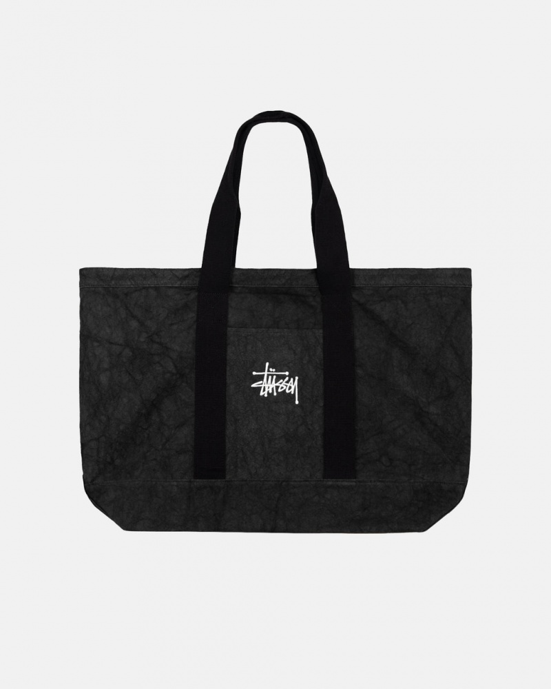 Stussy Canvas Extra Large Tote Bag - Unisex Bags Sort | ZDKNQ54372