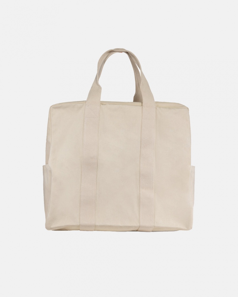 Stussy Canvas Flight Bag - Unisex Bags Beige | ZDKMJ93742