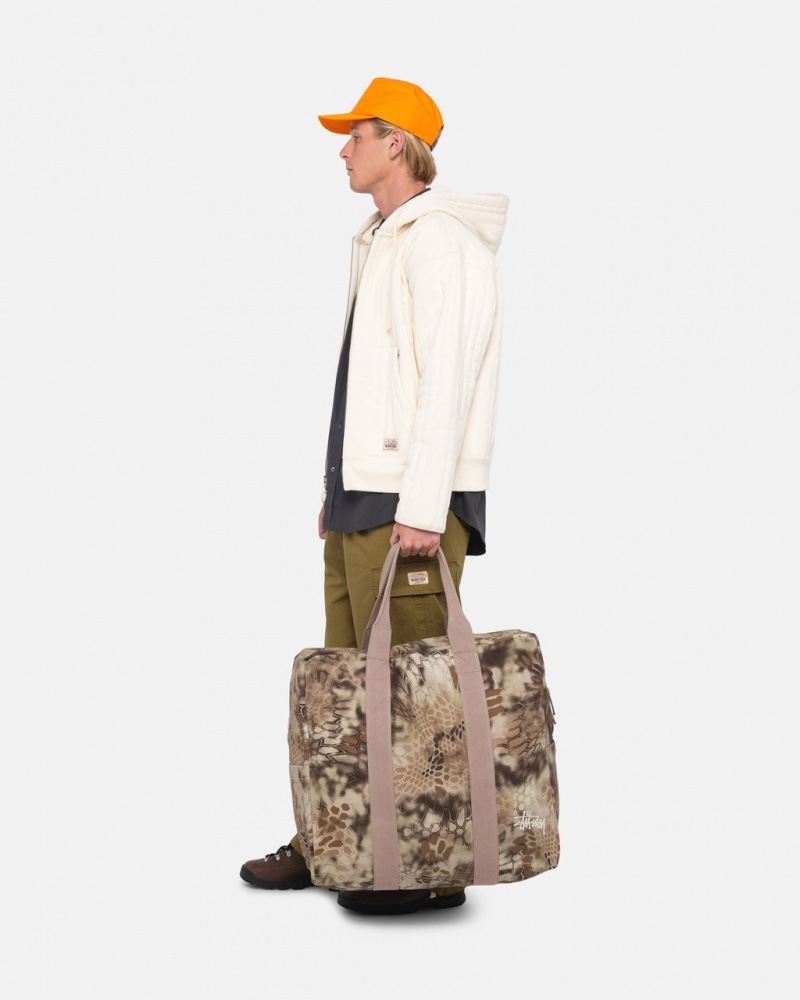 Stussy Canvas Flight Bag - Unisex Bags Brune | DKNEJ61805