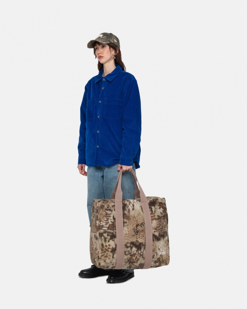 Stussy Canvas Flight Bag - Unisex Bags Brune | DKNEJ61805