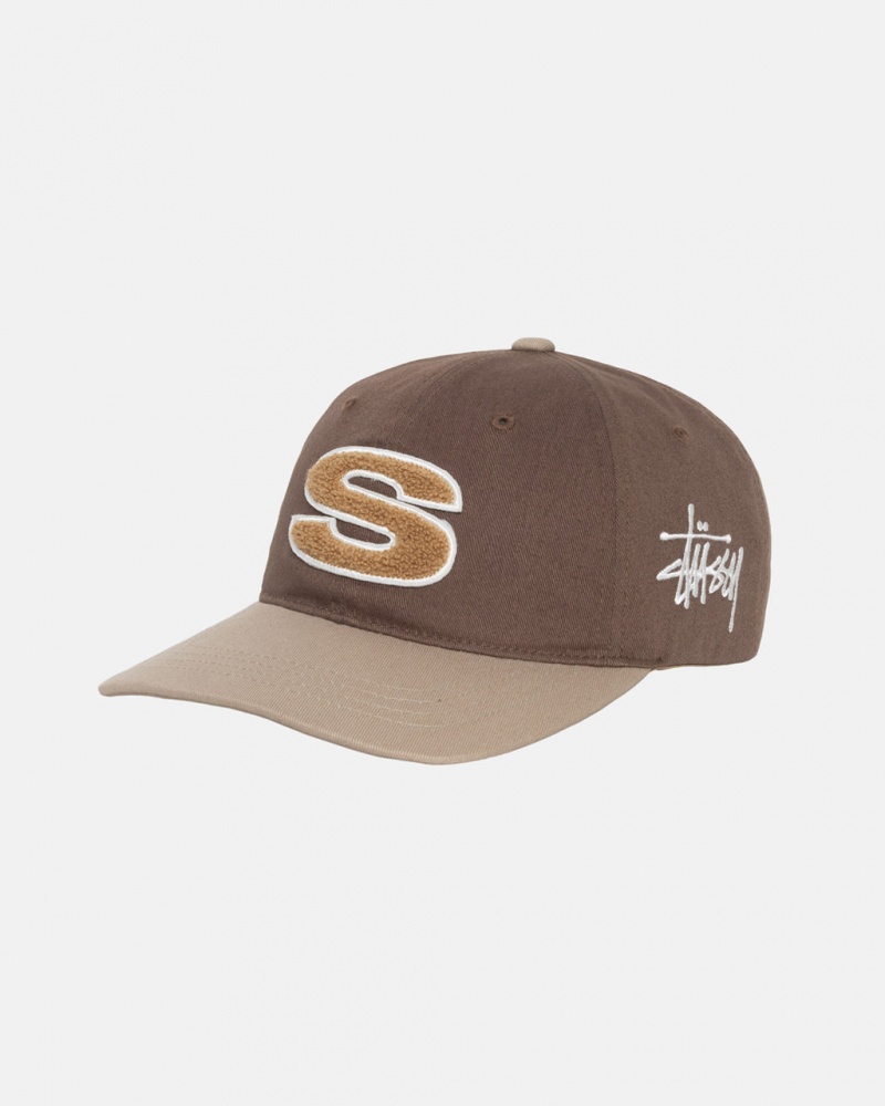 Stussy Chenille S Low Pro Cap - Unisex Brune | XDKGW37461