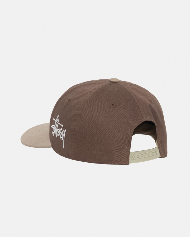 Stussy Chenille S Low Pro Cap - Unisex Brune | XDKGW37461