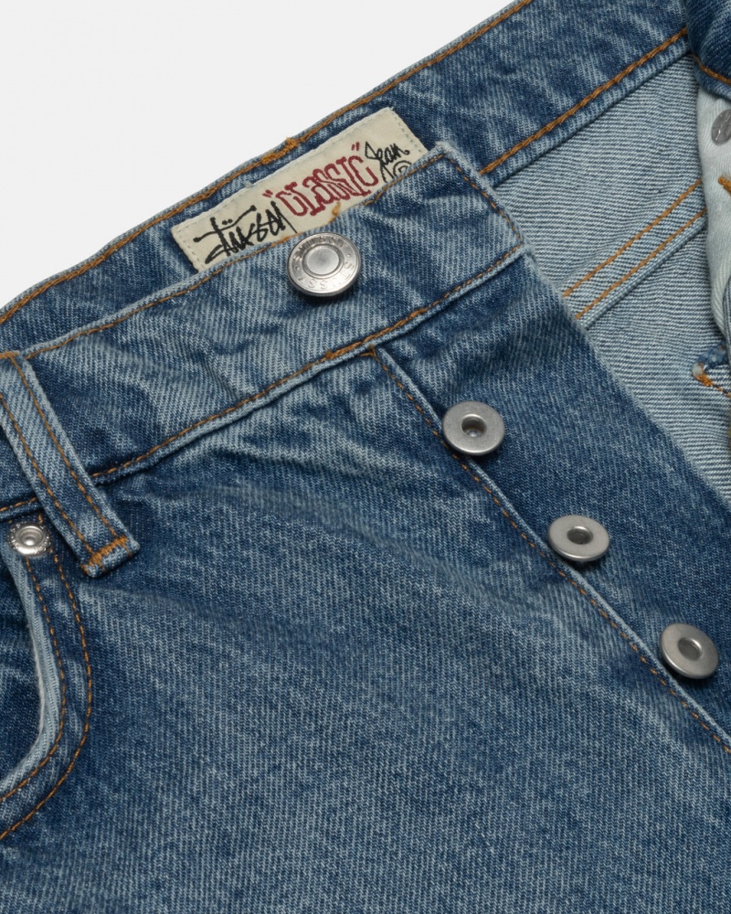 Stussy Classic Jean Denim - Unisex Denim Blå | DKCVG26386