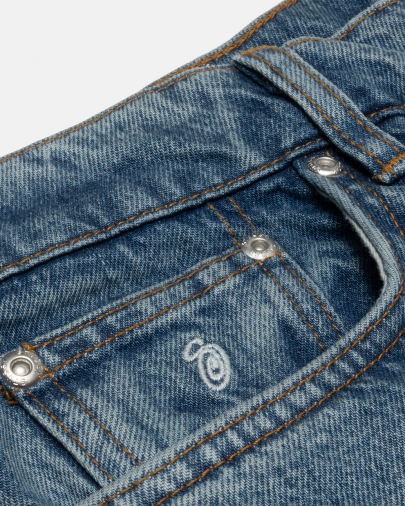 Stussy Classic Jean Denim - Unisex Denim Blå | DKCVG26386