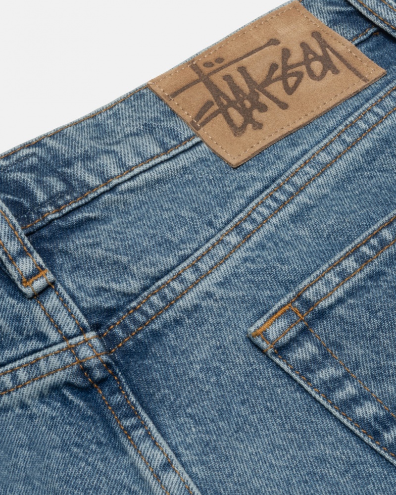 Stussy Classic Jean Denim - Unisex Denim Blå | DKCVG26386