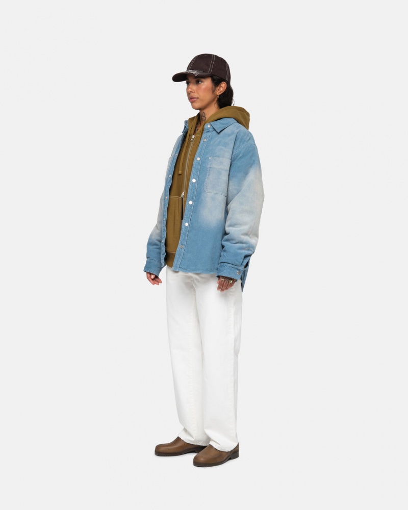 Stussy Classic Jean Overdyed - Unisex Denim Beige | DKXBR31217