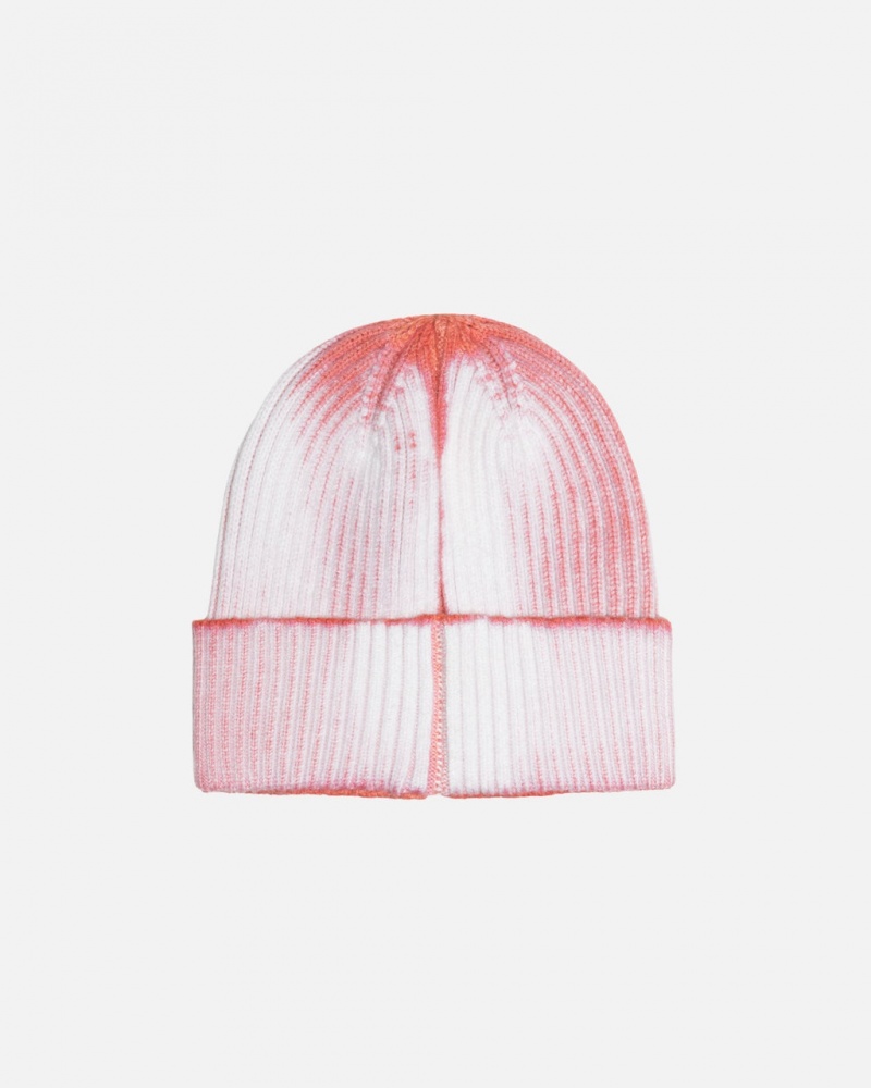 Stussy Cuff Beanie Workgear Spray - Unisex Orange | YDKVQ81891