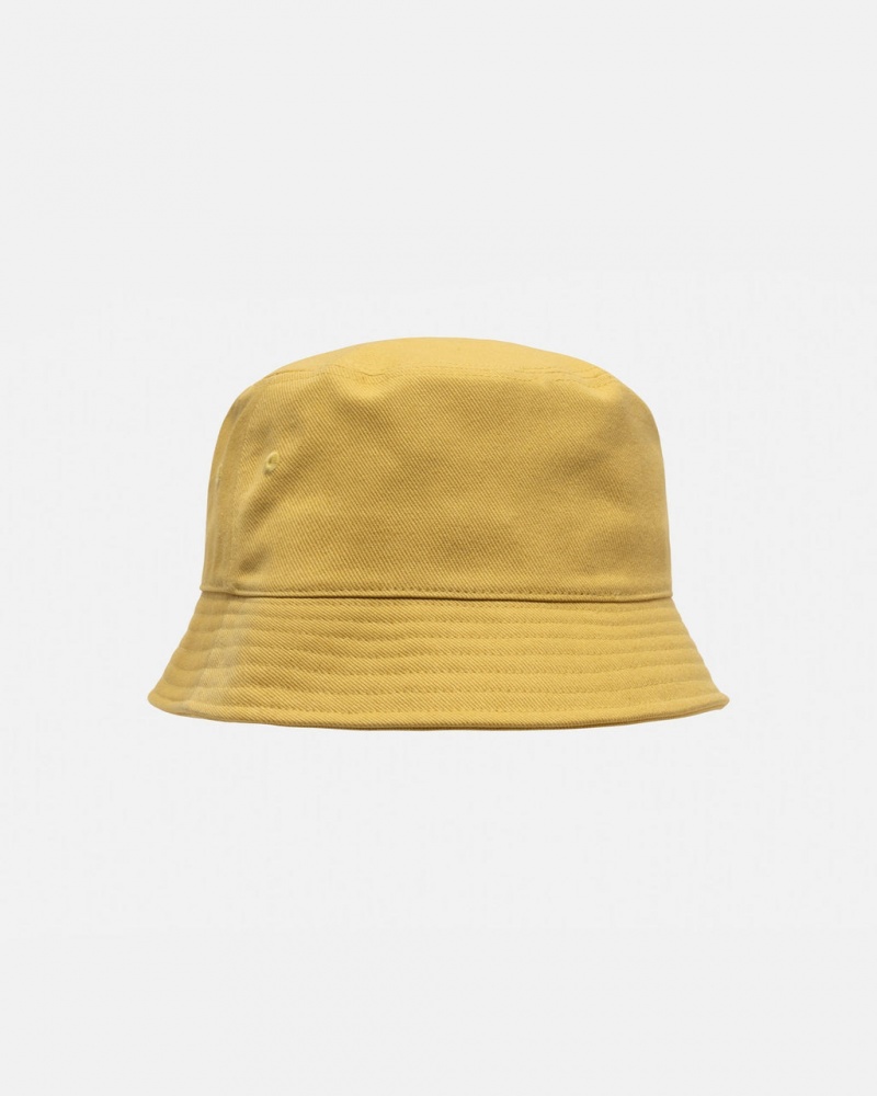 Stussy Deep Bucket Hat SS Link - Unisex Guld | QDKUV21284