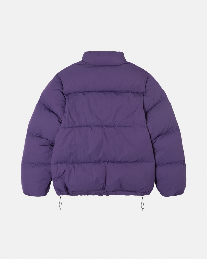 Stussy Down Puffer Nylon - Unisex Jackets Lilla | DKNEJ71928