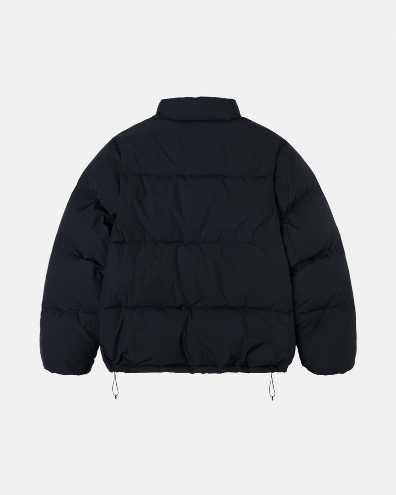 Stussy Down Puffer Nylon - Unisex Jackets Sort | GDKUC39513