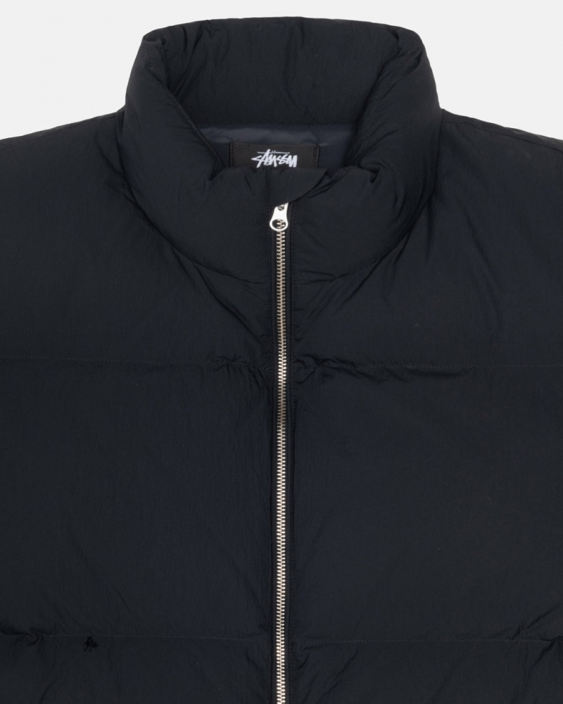 Stussy Down Puffer Nylon - Unisex Jackets Sort | GDKUC39513