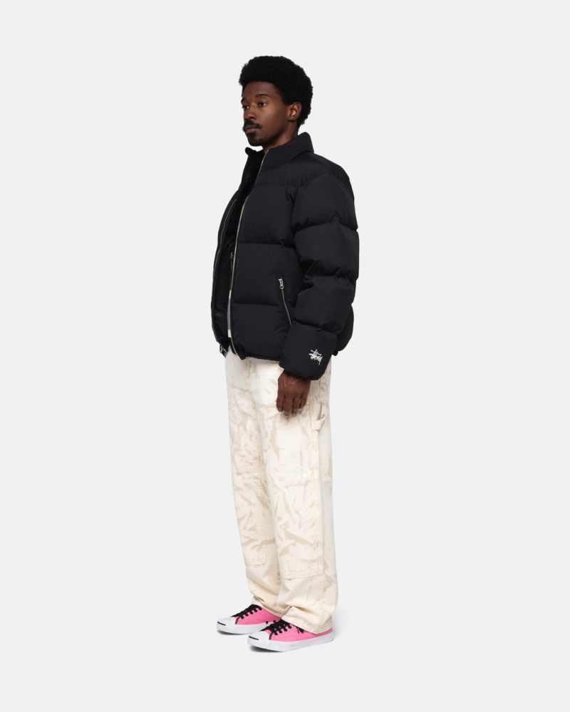 Stussy Down Puffer Nylon - Unisex Jackets Sort | GDKUC39513