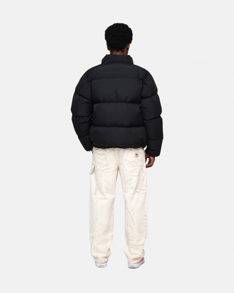 Stussy Down Puffer Nylon - Unisex Jackets Sort | GDKUC39513