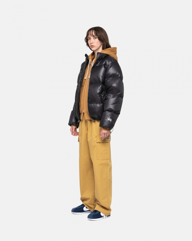 Stussy Down Puffer Parachute Ripstop - Unisex Jackets Grå | ADKWC89298