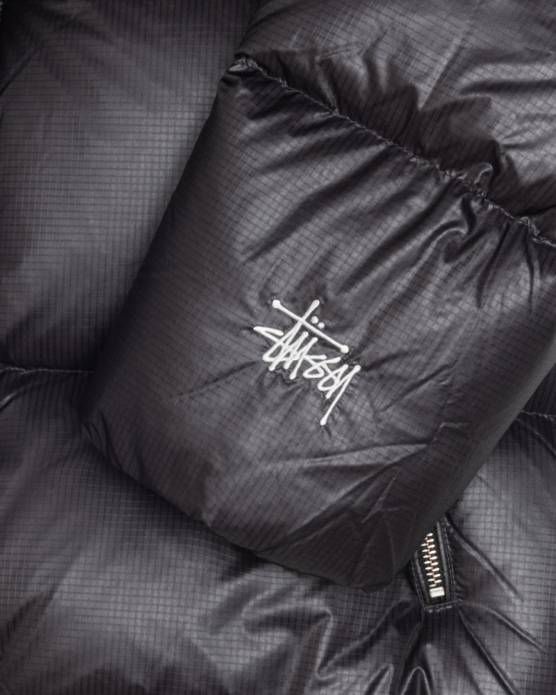 Stussy Down Puffer Parachute Ripstop - Unisex Jackets Grå | ADKWC89298