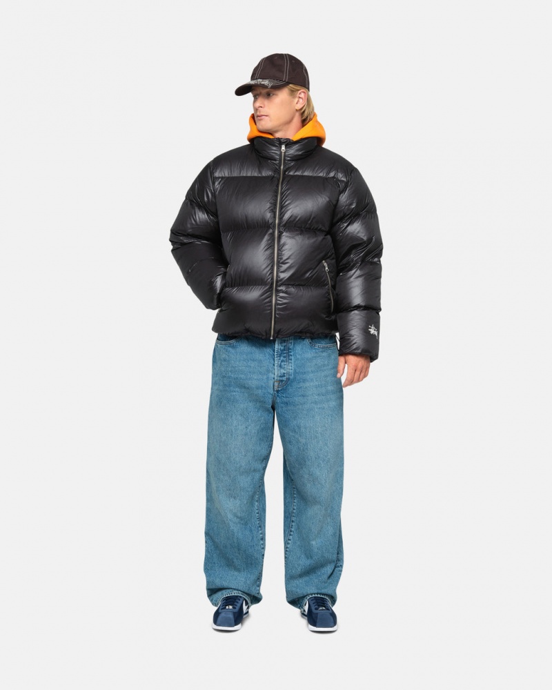 Stussy Down Puffer Parachute Ripstop - Unisex Jackets Grå | ADKWC89298