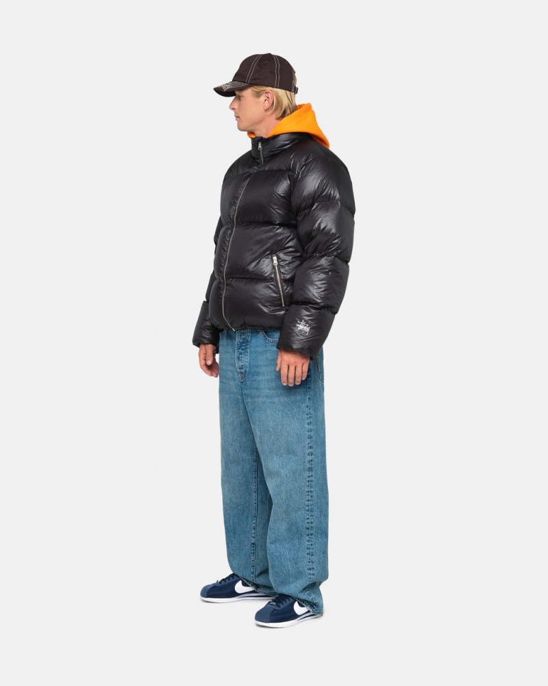 Stussy Down Puffer Parachute Ripstop - Unisex Jackets Grå | ADKWC89298