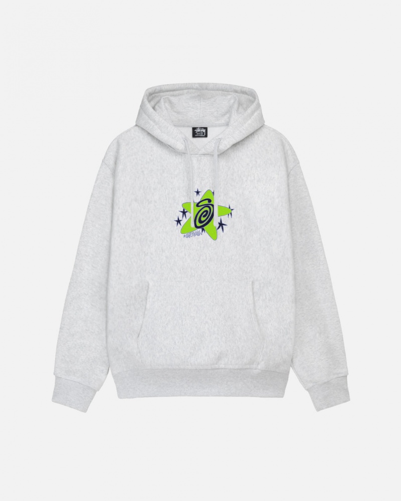 Stussy Galaxy Hoodie - Unisex Hoodies Grå | EDKHC79329