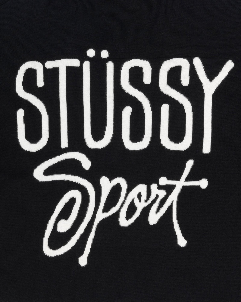 Stussy Hockey Sweater - Unisex Sweaters Knits Sort | PDKQX48181