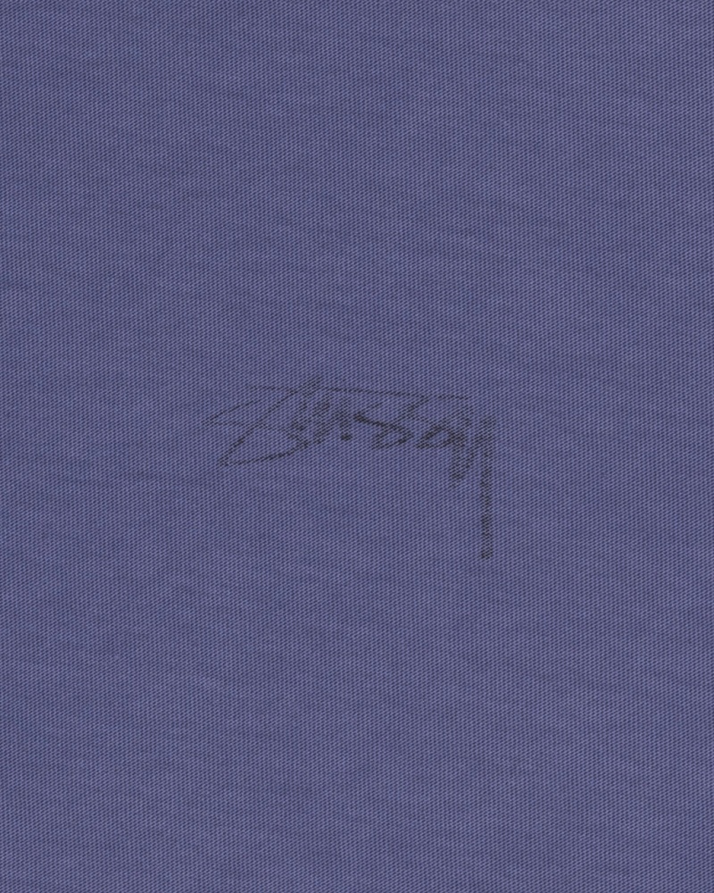 Stussy Lazy LS Tee - Unisex Longsleeve Dyb Blå | YDKGT74412