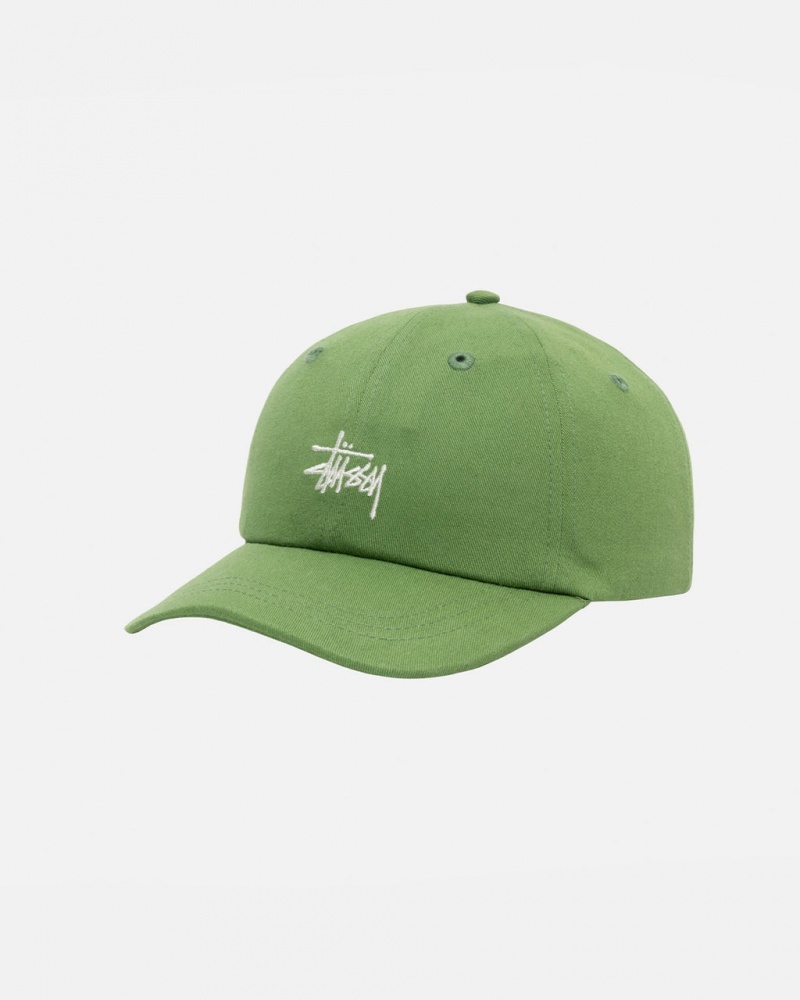 Stussy Low Pro Basic Stock Strapback - Unisex Grøn | DKZDE55738