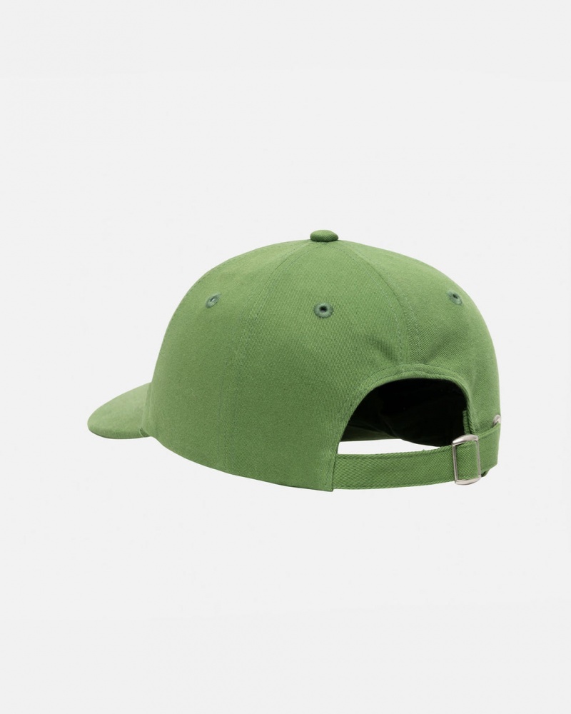 Stussy Low Pro Basic Stock Strapback - Unisex Grøn | DKZDE55738