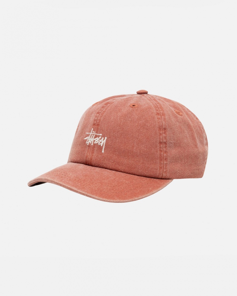 Stussy Low Pro Basic Washed Strapback - Unisex Brune | DKQAV87275