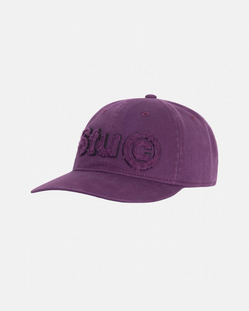 Stussy Low Pro Copyright Applique Strapback - Unisex Lilla | DKJBT61994