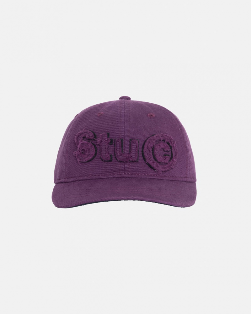 Stussy Low Pro Copyright Applique Strapback - Unisex Lilla | DKJBT61994