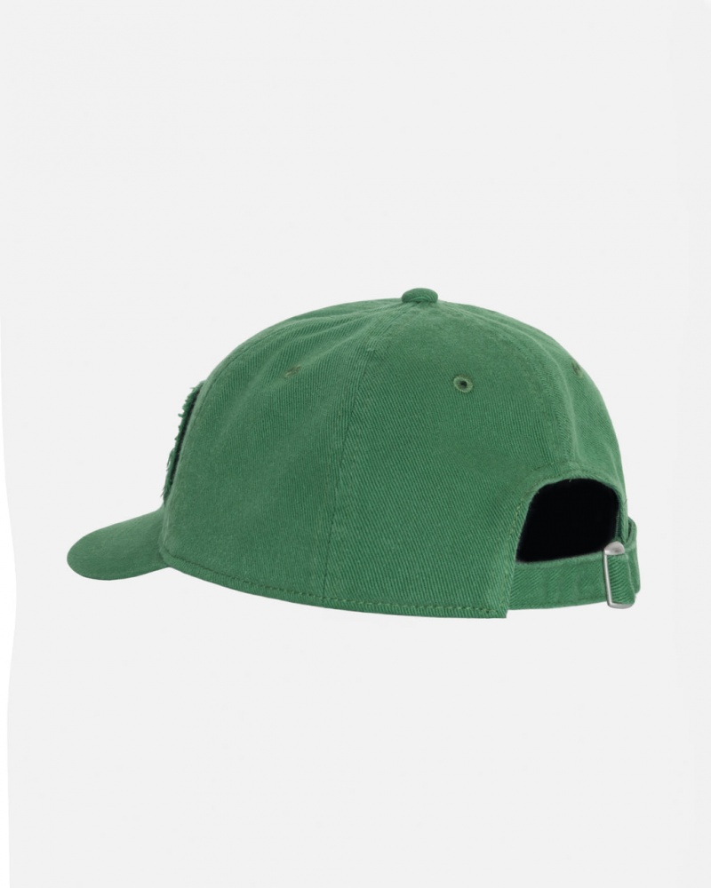 Stussy Low Pro Copyright Applique Strapback - Unisex Grøn | DKEAH84561